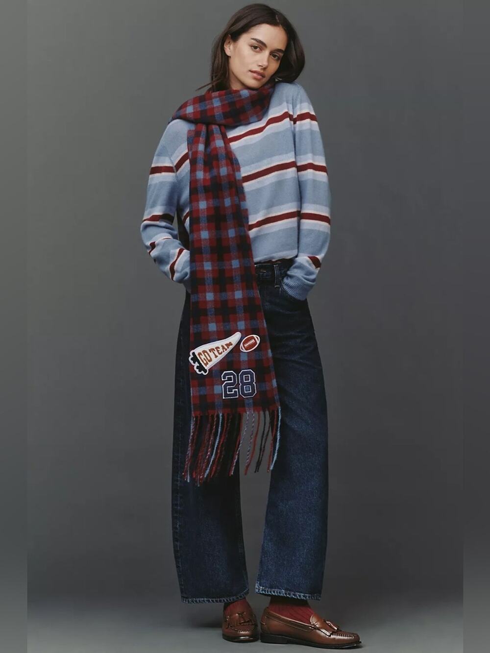 Daily Practice Heritage Patch Game Day Scarf